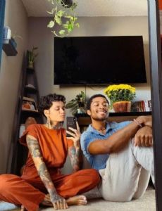 Kehlani and Javaughn Young-White