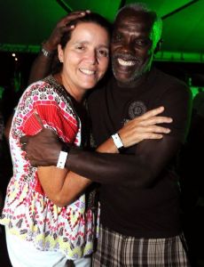 Paula Barreto and Cláudio Adão