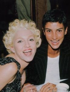 Madonna and Ingrid Casares