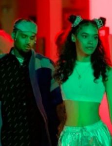 Chris Brown and Indya Marie
