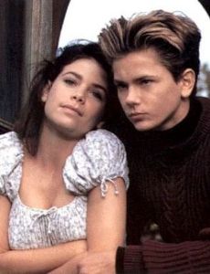 River Phoenix and Meredith Salenger