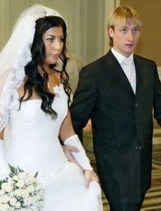 Evgeny Plushenko and Maria Plushenko