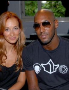 Nicolas Anelka and Barbara Tausia