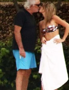 Flavio Briatore and Bernadetta Bosi
