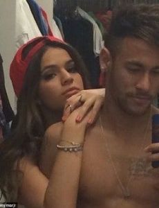Neymar and Gabriella Lenzi