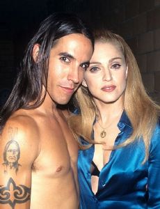 Madonna and Anthony Kiedis