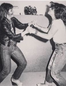 Joan Jett and Pleasant Gehman