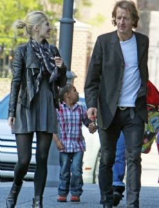 Rosamund Pike and Robie Uniacke