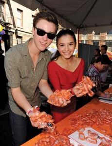 Ana Golja and Sterling Beaumon