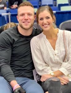 Taysom Hill and Emily Nixon Hill