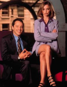 Calista Flockhart and Gil Bellows
