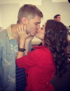 Lucy Hale and Chris Zylka