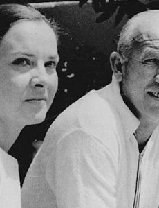 Jean Peters and Stanley Hough