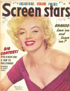 Elizabeth Taylor, Screen Stars Magazine May 1956 Cover Photo - United ...