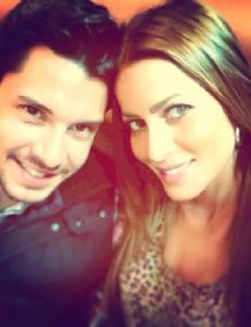 Adriana Fonseca and Iker Calderon