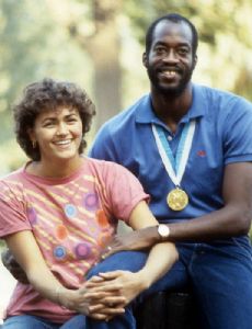 Edwin Moses and Myrella Bordt
