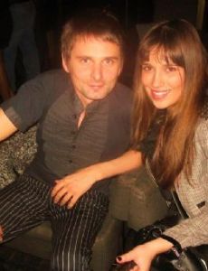 Sophia Bloxam and Matthew Bellamy