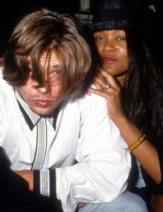 Brad Pitt and Robin Givens