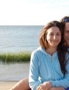 Marin Hinkle and Randall Sommer