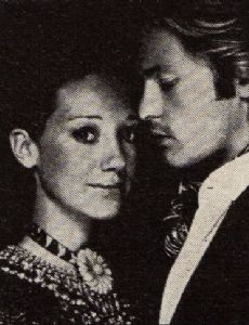 Helmut Berger and Marisa Berenson
