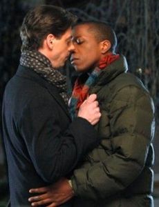 Christian Borle and Leslie Odom Jr.