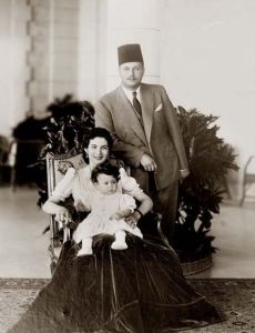 King Faroukh and Farida of Egypt