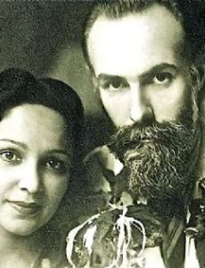 Svetoslav Roerich and Devika Rani