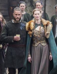 Travis Fimmel and Alyssa Sutherland