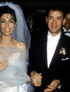 Samantha Lewes and Tom Hanks