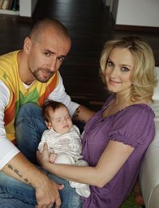 Monika Hilmerová and Jaro Bekr