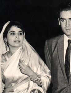 Shammi Kapoor and Geeta Bali