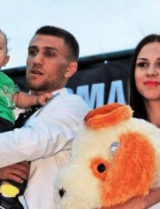 Vasyl Lomachenko and Elena Lomachenko