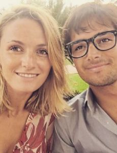 Nelson Piquet Jr. and Virgilia Landrain