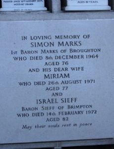 Israel Sieff, Baron Sieff