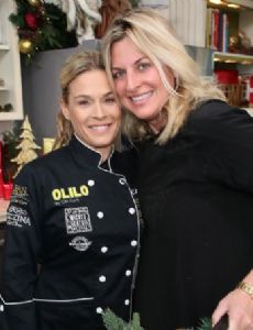 Nicole Ehrlich and Cat Cora