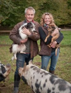 Kate Humble and Ludo Graham