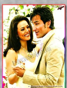 Preity Zinta and saif Ali Khan