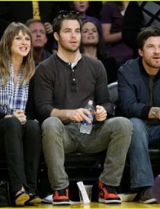 Chris Pine and Beau Garrett