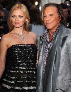 Mickey Rourke and Elena Kuletskaya