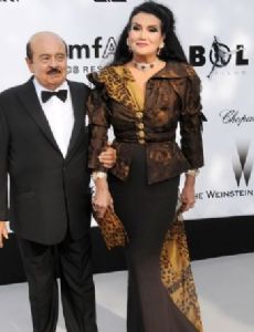 Adnan Khashoggi and Lamia Khashoggi