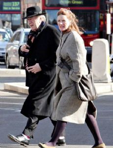 Michael Gambon and Phillipa Hart