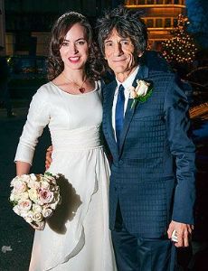 Ron Wood and Sally Humphreys
