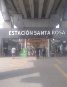 Santa Rosa station (Lima Metro)