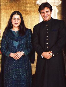 Saif Ali Khan and Amrita Singh