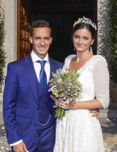 Lucas Vázquez and Macarena Rodriguez Capilla