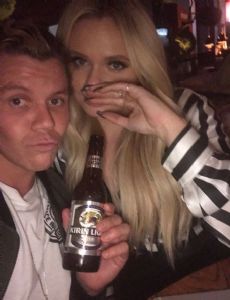 Alli Simpson and Conrad Sewell