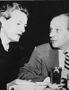 Helen Gahagan and Melvyn Douglas