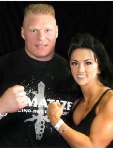 Brock Lesnar and Nicole McClain