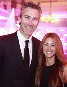 Trevor Linden and Cristina Giusti