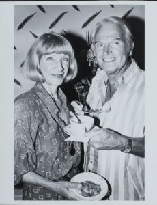 Dennis Patrick (I) and Barbara Cason